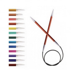 Спицы круговые "Zing" 100см, KnitPro, цветные