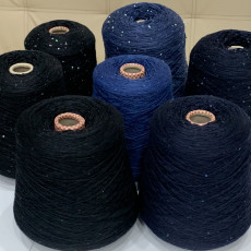 MERINO PAIL Zegna Baruffa 96% меринос 4% пайетки