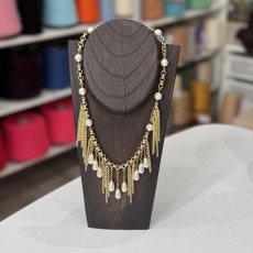 Колье с подвесками Swarovski