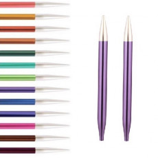 Спицы стандартные съемные "Zing", KnitPro, цветные