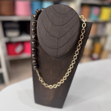 Колье со вставкой из барочного жемчуга Swarovski